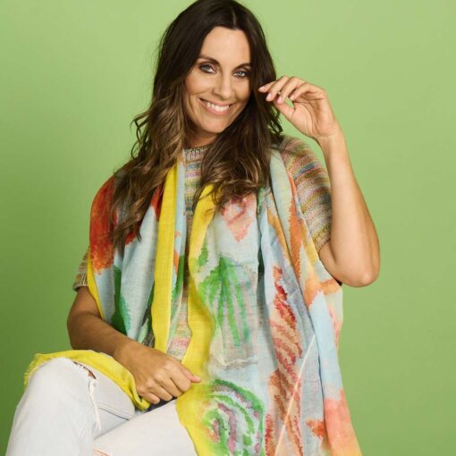 LCSCARVES179 SJAAL GEEL - Afbeelding 3
