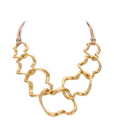 BANGKOK HALSKETTING GOUDKLEURIG MAT