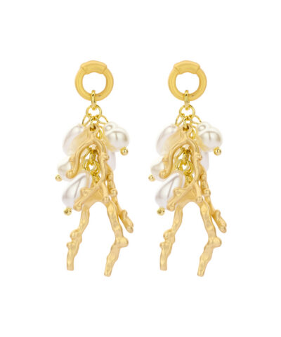 DANDORI OORBELLEN GOUDKLEURIG MAT