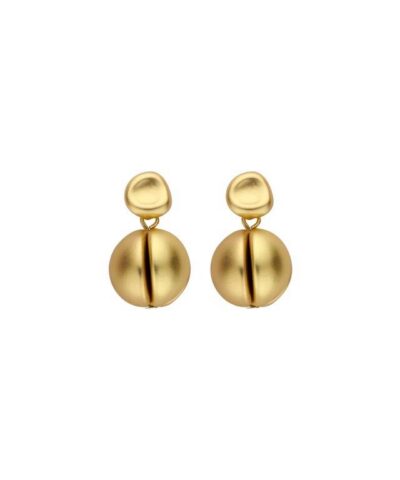 DEAM BOUCLE D'OREILLES DORE MAT