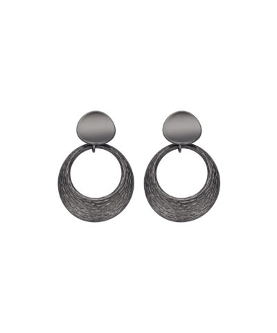 DEEN BOUCLE D'OREILLES ANTRACIET MAT