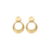 DEEN BOUCLE D'OREILLES DORE MAT