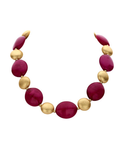 DEMO COLLIER AUBERGINE