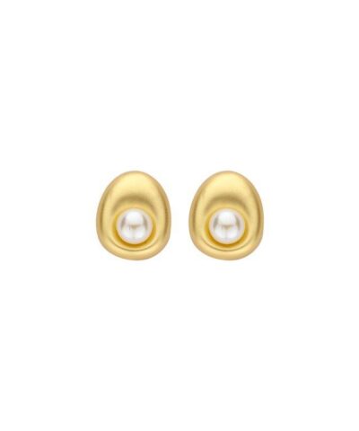 DOB131 BOUCLE D'OREILLES DORE MAT