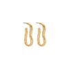 DOB138 BOUCLE D'OREILLES DORE MAT