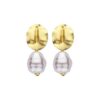DOB142 BOUCLE D'OREILLES BLANC