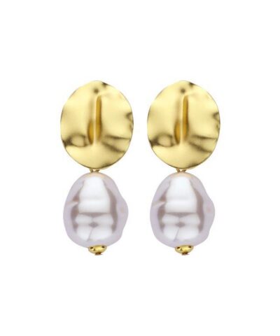 DOB142 BOUCLE D'OREILLES BLANC