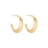 DOB151 BOUCLE D'OREILLES DORE MAT