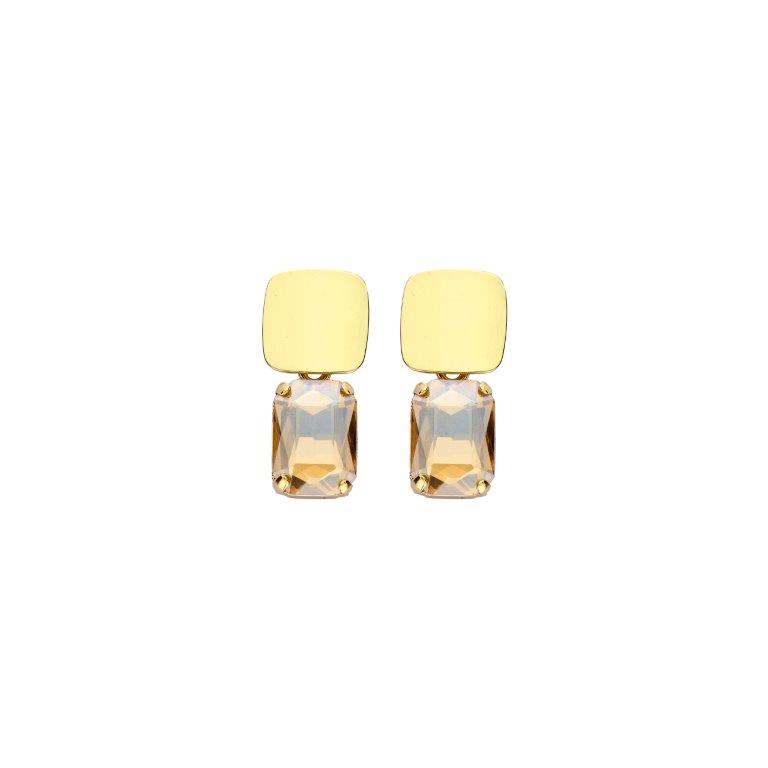 DOB153 OORBELLEN BEIGE