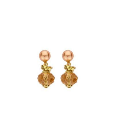 DOKIA BOUCLE D'OREILLES BEIGE
