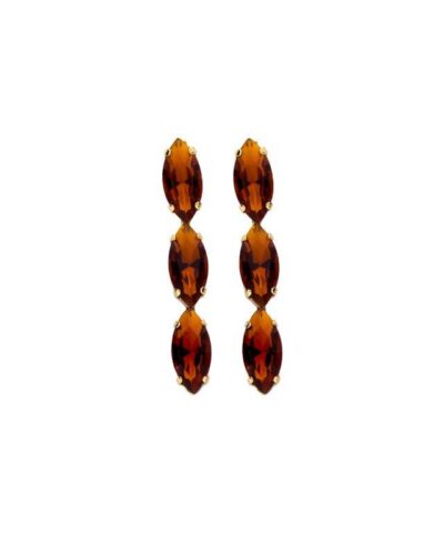 DOREE BOUCLE D'OREILLES BRUN