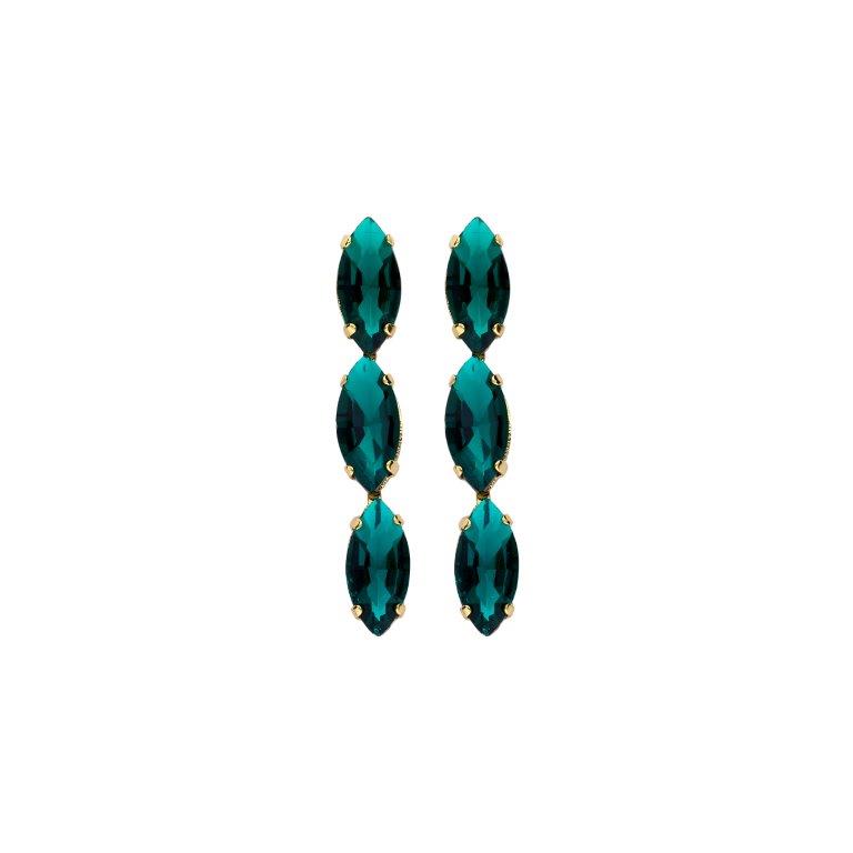 DOREE OORBELLEN GROEN