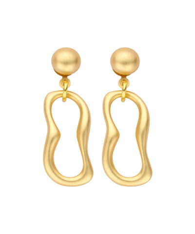 DETROIT OORBELLEN GOUDKLEURIG MAT