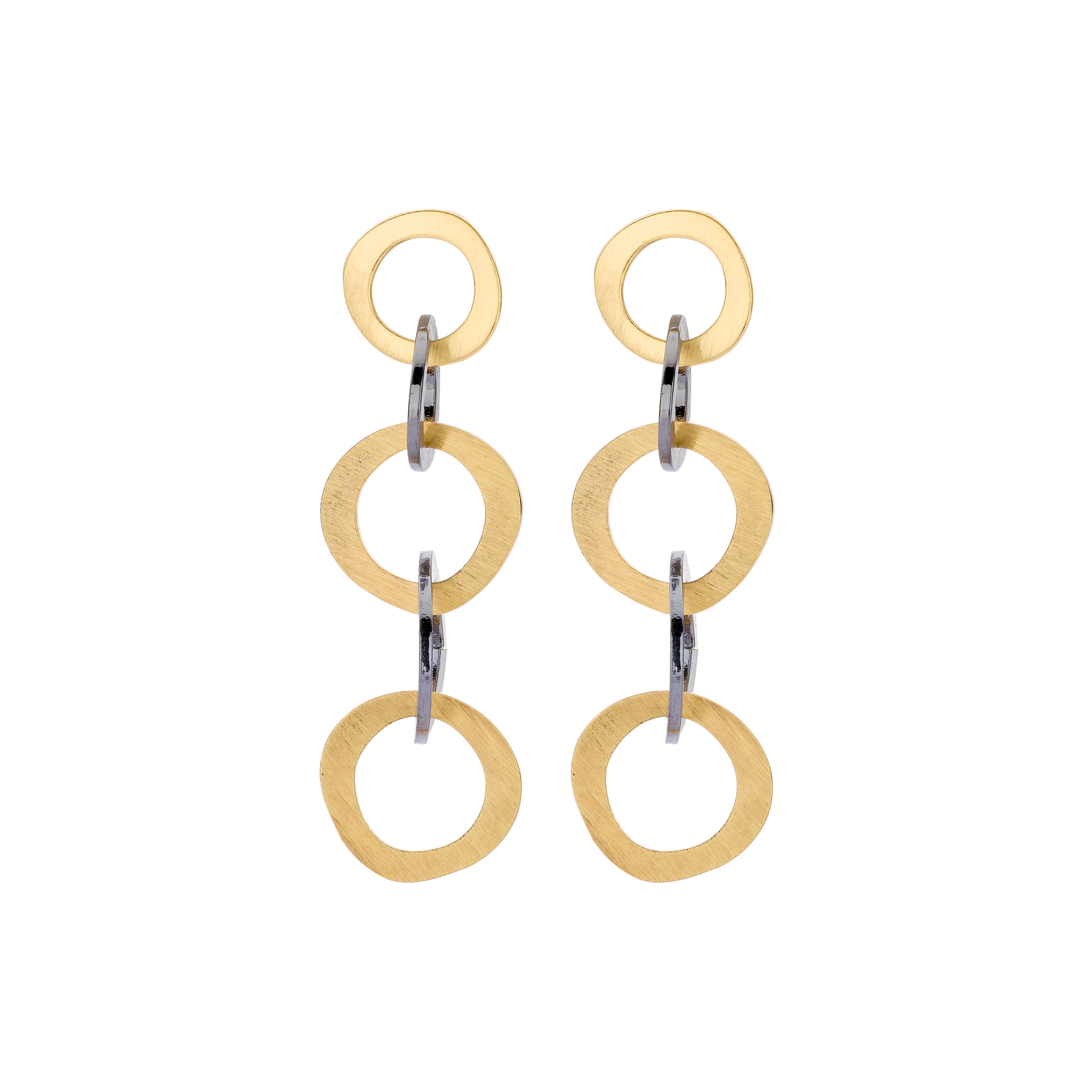GILLES BOUCLE D'OREILLES BICOLOR