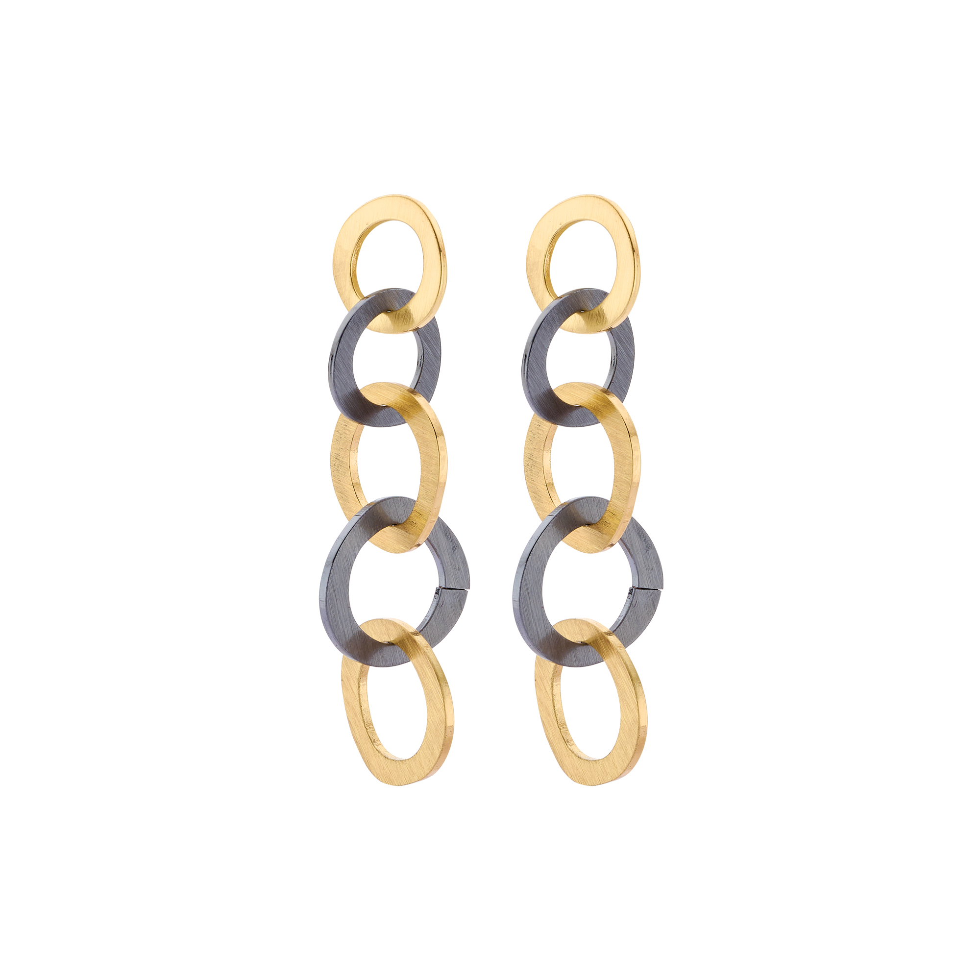GILLES BOUCLE D'OREILLES BICOLOR – Image 2