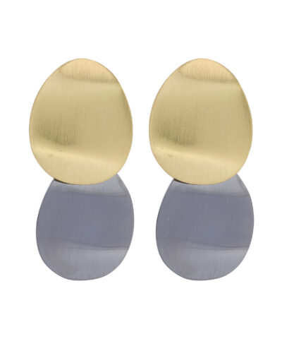 GOOS BOUCLE D'OREILLES DORE MIX