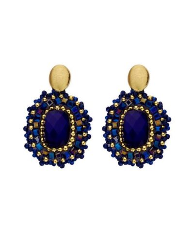 HOB1 OORBELLEN BLAUW