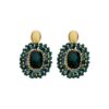 HOB1 BOUCLE D'OREILLES VERT