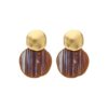KATINKA BOUCLE D'OREILLES BRUN