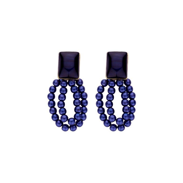 KATS BOUCLE D'OREILLES BLEU