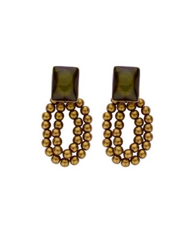 KATS BOUCLE D'OREILLES VERT