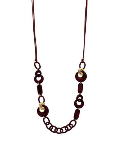KIBOLANG COLLIER  BORDEAUX