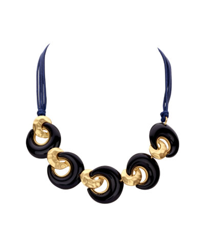 KIBO COLLIER BLEU FONCE