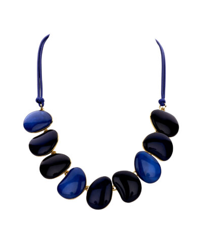 KIEL HALSKETTING BLAUW