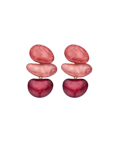 KIEL OORBELLEN VIEUX ROZE