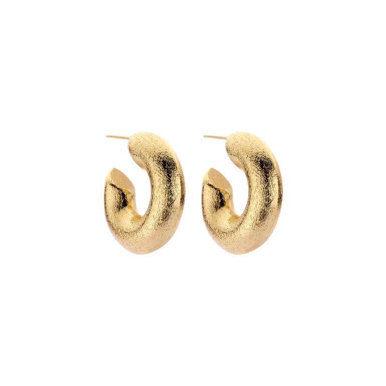 KOB36 BOUCLES D'OREILLES DORE -