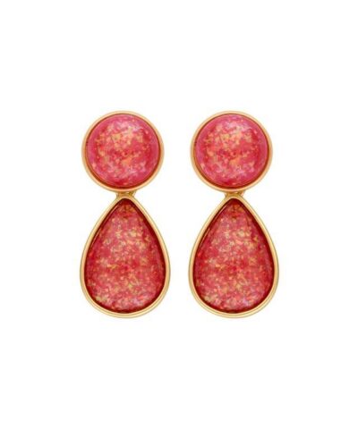 KOB38 BOUCLE D'OREILLES ROSE