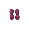 KOB40 OORBELLEN AUBERGINE