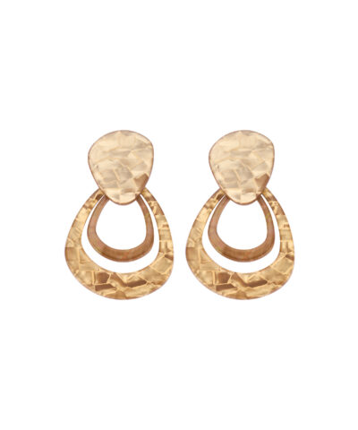 KONDO OORBELLEN BEIGE