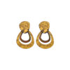 KONDO BOUCLE D'OREILLES BRUN