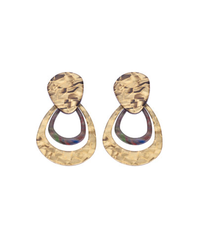 KONDO BOUCLE D'OREILLES TAUPE