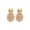 KORIN BOUCLE D'OREILLES BEIGE