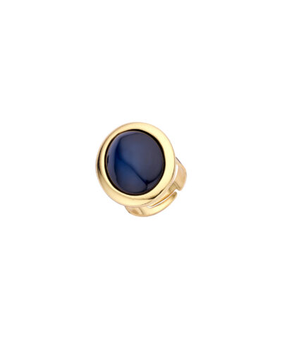 KRI7 RING DONKER BLAUW