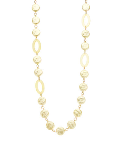 KARNLANG HALSKETTING  GEEL