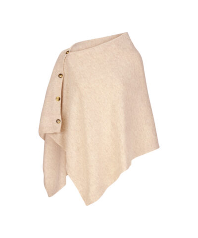 LCPONCHO4 PONCHO LICHTBEIGE