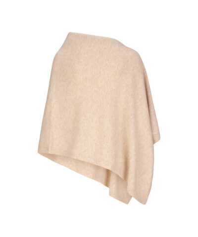 Alternative view of LCPONCHO4 PONCHO BEIGE CLAIR