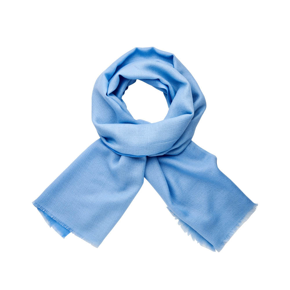 LCSCARVES185 SJAAL LICHTBLAUW
