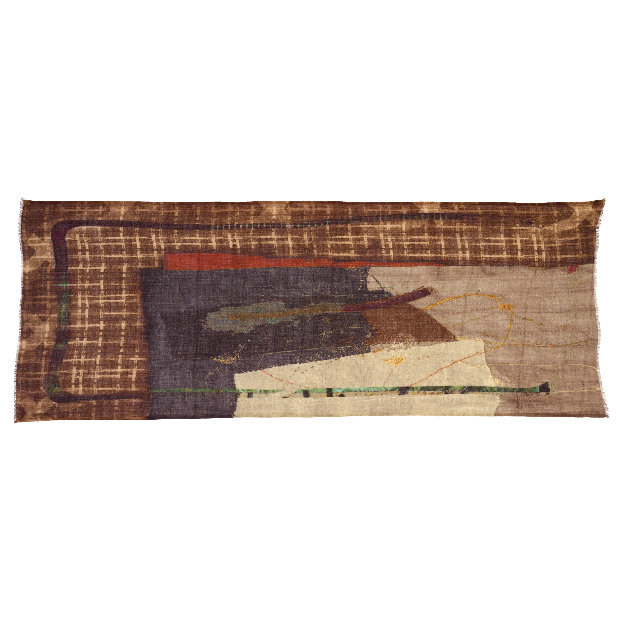 LCSCARVES269 SJAAL KAKI - Afbeelding 3