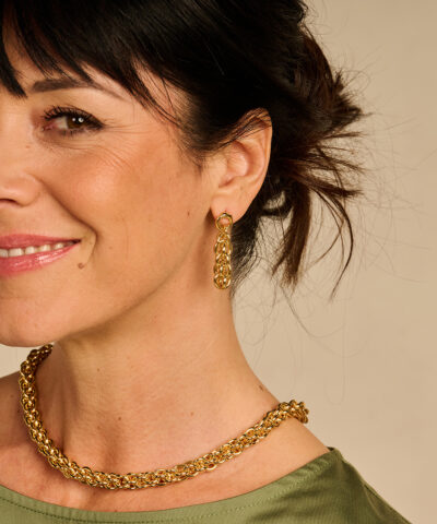 Alternative view of DEBBIE HALSKETTING GOUDKLEURIG