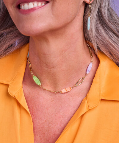 Alternative view of MACAO HALSKETTING MULTICOLOR