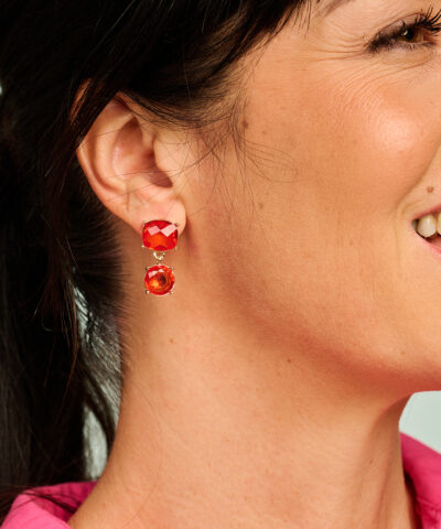 Alternative view of XOB52 BOUCLES D'OREILLES CORAIL