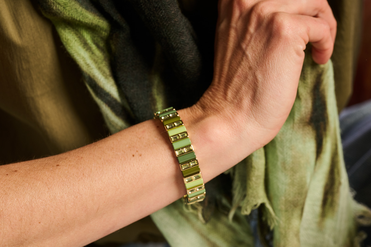 CAB74 ARMBAND LICHTGROEN - Afbeelding 2
