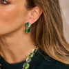 CADEL BOUCLE D'OREILLES VERT &ndash; Image 2