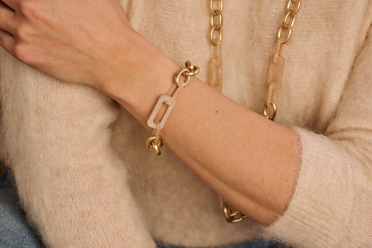 DARNEL ARMBAND BEIGE - Afbeelding 2