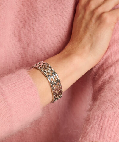 Alternative view of DODI ARMBAND ZILVERKLEURIG