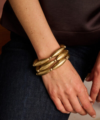 Alternative view of DODO ARMBAND GOUDKLEURIG MAT